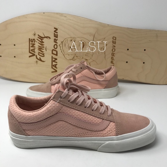 NWT VANS Old Skool Peach 🍑 White W AUTHENTIC - Picture 3 of 8